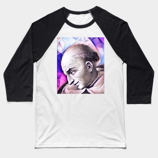 Bartolomé de las Casas Pink Portrait | Bartolomé de las Casas Artwork 8 Baseball T-Shirt